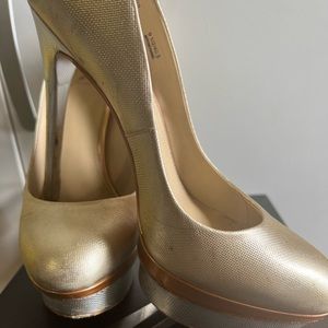 Brian Atwood 9.5 BFFontanne Gold